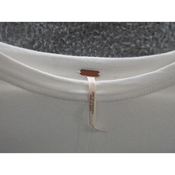 NWT FREE PEOPLE Womens Embroidered Penny Lace Peplum Top XS LILAC $98 Shirt - Picture 6 of 16